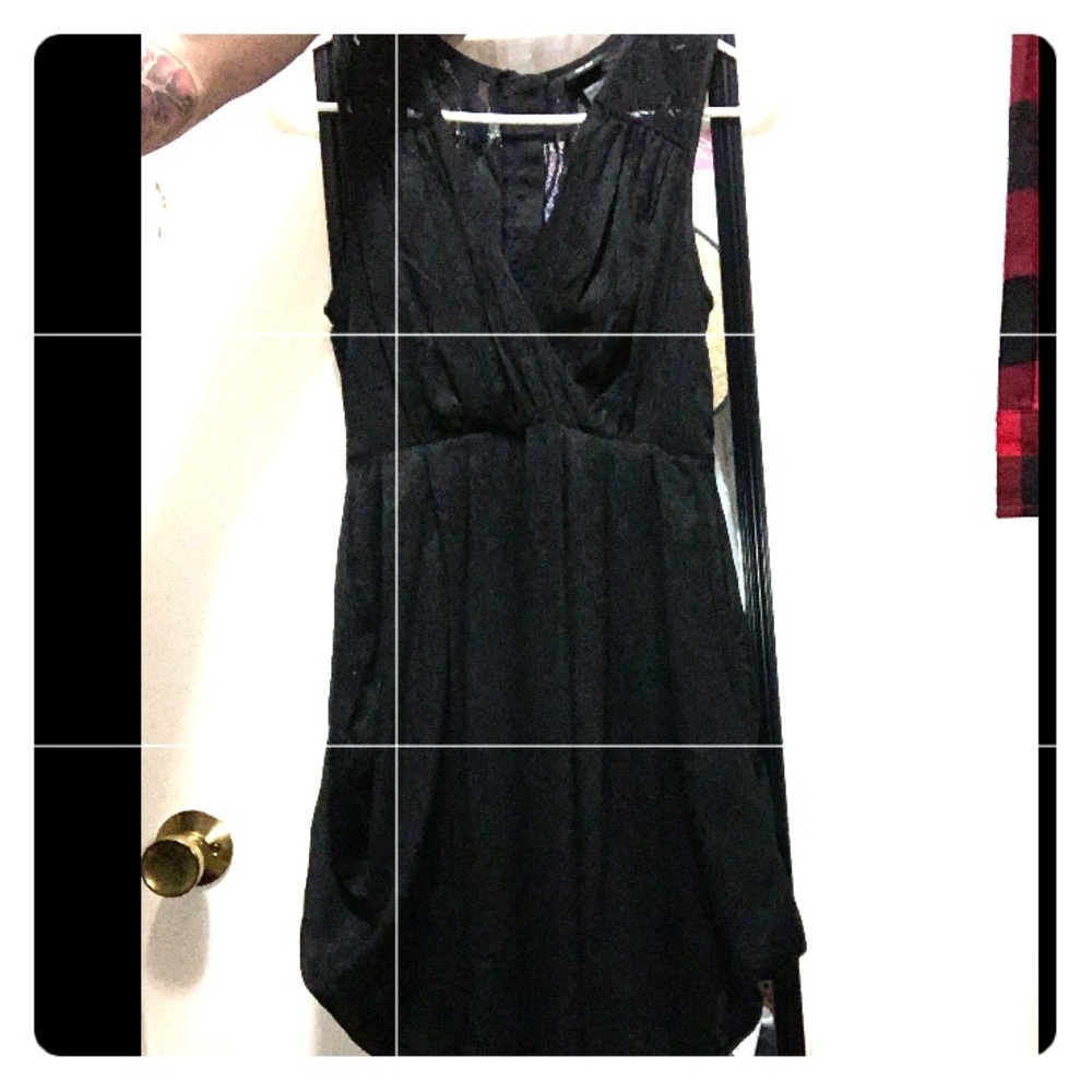 Black cocktail dress